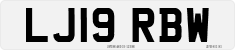 License plate of the United Kingdom, 2001 year system