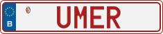 License plate of Belgium, Vanity Plates (2014)