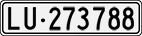 License plate of Switzerland, Cars