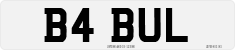 License plate of the United Kingdom, 1983 year system