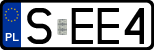 License plates of Poland, Regular car plates