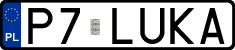 License plates of Poland, Vanity Plates