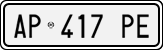License plate of Italy, Cars (1994 year series)
