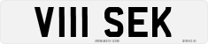 License plate of the United Kingdom, 1983 year system