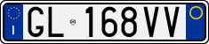 License plate of Italy, Cars (1994 year series)
