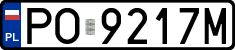 License plates of Poland, Regular car plates