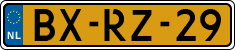 License plate of the Netherlands, Heavy Commercial Vehicles (1994 system)