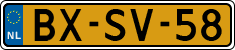 License plate of the Netherlands, Heavy Commercial Vehicles (1994 system)