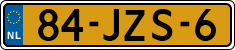 License plate of the Netherlands, Cars