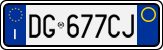 License plate of Italy, Cars (1994 year series)