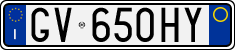 License plate of Italy, Cars (1994 year series)
