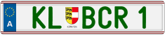 License plate of Austria, Vanity Plates