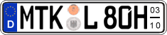 German license plate, Seasonal plates (Oldtimers)