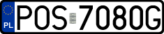 License plates of Poland, Regular car plates