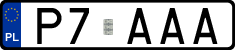 License plates of Poland, Vanity Plates