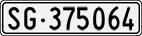 License plate of Switzerland, Cars