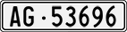 License plate of Switzerland, Cars