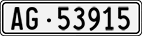 License plate of Switzerland, Cars