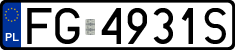 License plates of Poland, Regular car plates