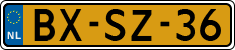 License plate of the Netherlands, Heavy Commercial Vehicles (1994 system)