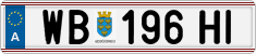 License plate of Austria, Regular plates