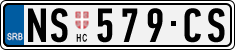License plate of Serbia, Cars