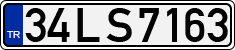 License plate of Turkey, Regular plates