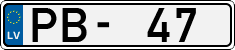 License plate of Latvia, Regular car plates