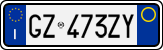 License plate of Italy, Cars (1994 year series)