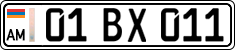 License plate of Armenia, Private owners