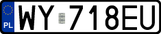 License plates of Poland, Regular car plates