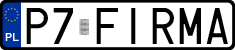 License plates of Poland, Vanity Plates