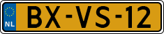 License plate of the Netherlands, Heavy Commercial Vehicles (1994 system)