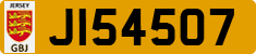 License plate of Jersey, Regular plates (J123456)