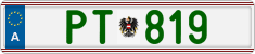 License plate of Austria, Official services and consulates