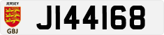 License plate of Jersey, Regular plates (J123456)