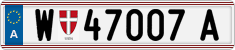 License plate of Austria, Regular plates