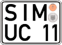 German license plate, Regular plates