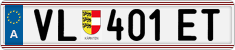 License plate of Austria, Regular plates
