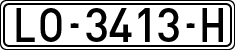 License plates of Spain, 1971 year series