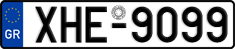 License plate of Greece, Cars