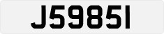 License plate of Jersey, Regular plates (J123456)