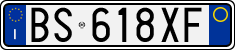 License plate of Italy, Cars (1994 year series)