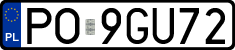 License plates of Poland, Regular car plates
