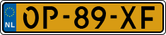 License plate of the Netherlands, Semi-trailers