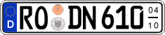 German license plate, Seasonal plates