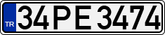 License plate of Turkey, Regular plates