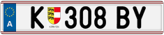 License plate of Austria, Regular plates