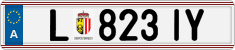 License plate of Austria, Regular plates