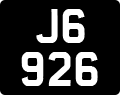 License plate of Jersey, Regular plates (J123456)